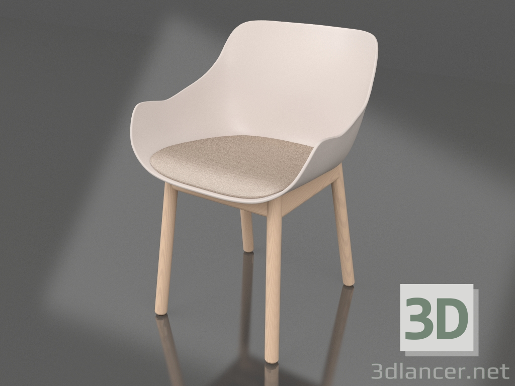 modèle 3D Chaise Baltique Remix BL3P14 - preview