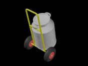 Trolley para el transporte de tanques