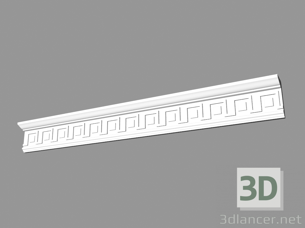 modello 3D Cornicione sagomato (КФ13) - anteprima