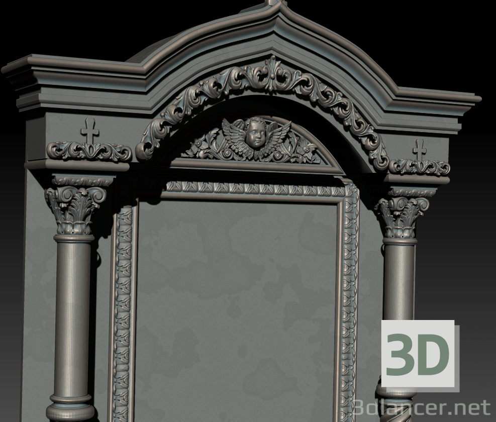 modello 3D di caso di icona (stasidia) piano comprare - rendering