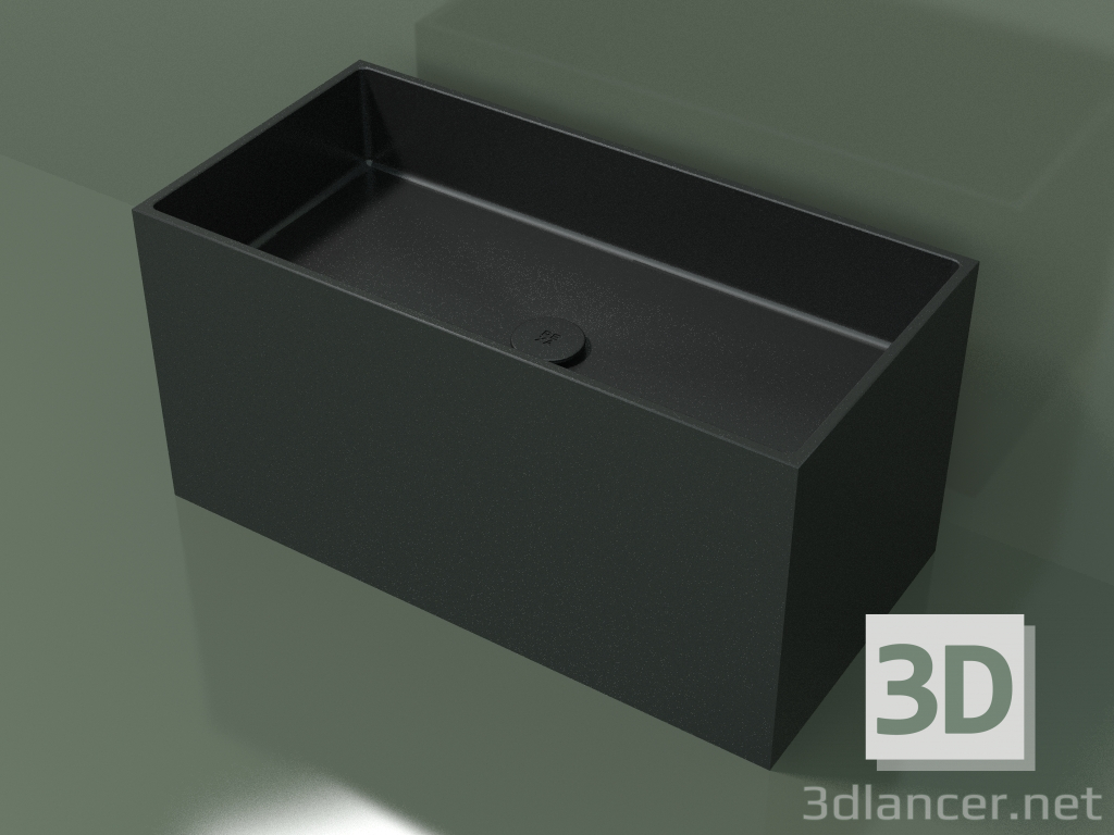 modèle 3D Vasque à poser (01UN42101, Deep Nocturne C38, L 72, P 36, H 36 cm) - preview