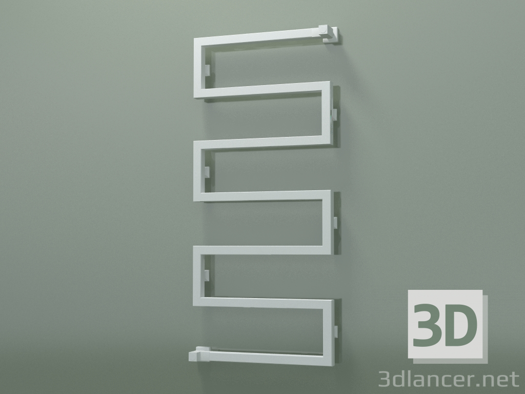 3D modeli Isıtmalı havlu askısı NOVANTA (1005 R9016 (M), beyaz mat) - önizleme