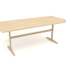 modello 3D Tavolo da pranzo DT 12 (2000x900x750, legno bianco) - anteprima