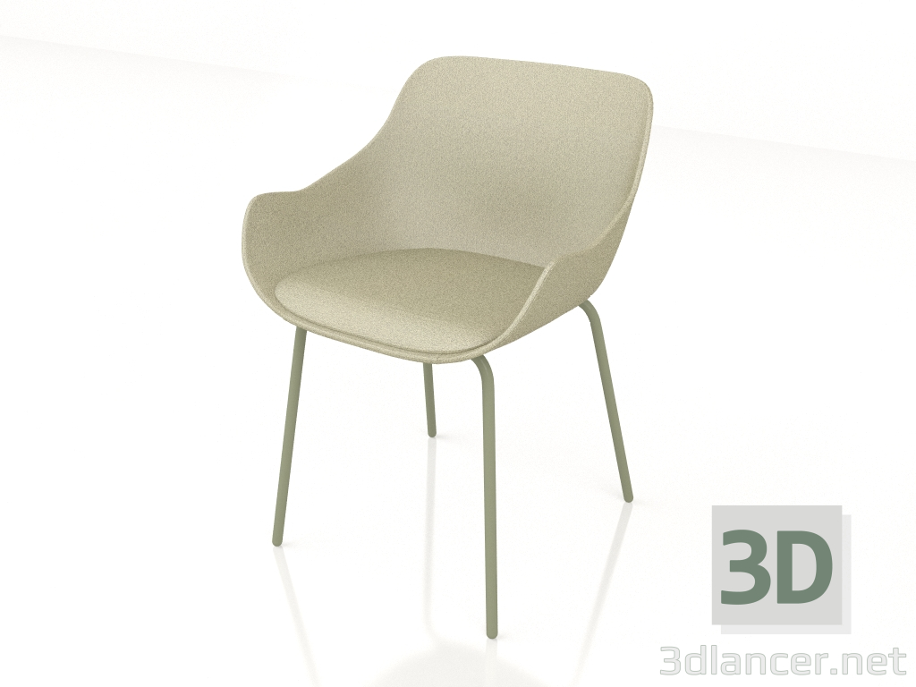 modello 3D Sedia Baltic Classic BL4P1 - anteprima