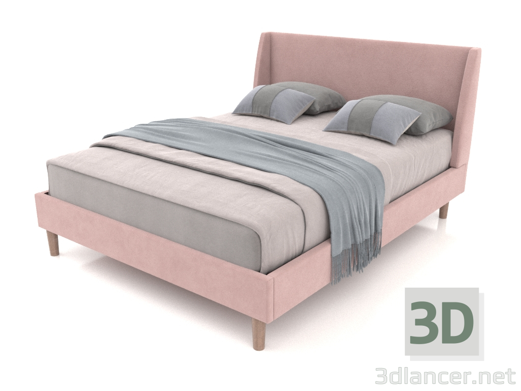 3 डी मॉडल बेड करेरा 160x200 (बैंगनी) - पूर्वावलोकन