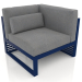 3d model Modular sofa, section 6 right, high back (Night blue) - preview