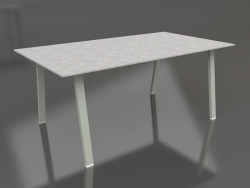 Mesa de comedor 180 (Gris cemento, DEKTON)