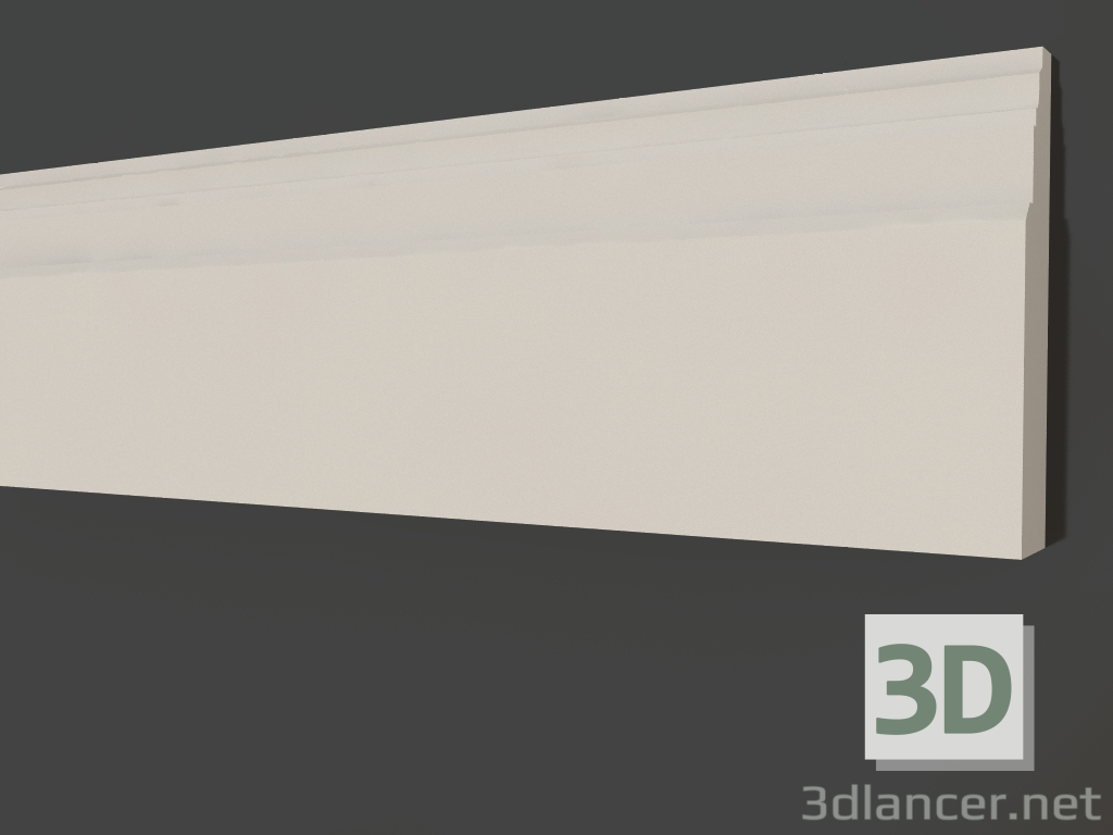 3d model Plaster molding LG 083 (148х30) - preview