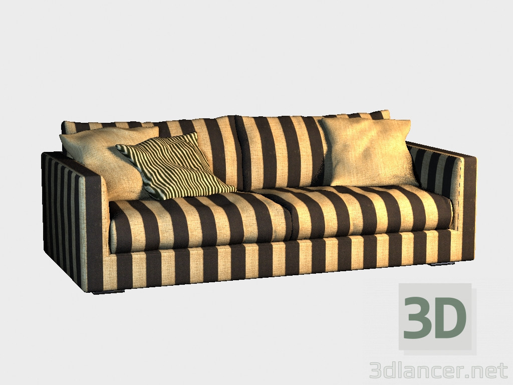 modèle 3D Sofa Alexander (230) - preview