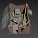 3d model Ruined house - preview