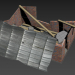 3d model Ruined house - preview