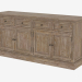 3 डी मॉडल बुफे ओक लकड़ी sideboard (8810.0005) - पूर्वावलोकन
