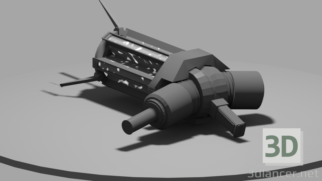 3d модель Гравитационный пушка из игры Half Life 2 – превью