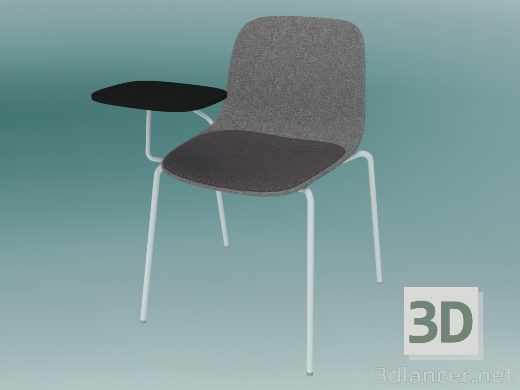 modèle 3D Chaise avec table SEELA (S317 avec rembourrage) - preview