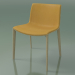 3D Modell Stuhl 2088 (4 Holzbeine, mit Polsterung vorne, gebleichte Eiche) - Vorschau