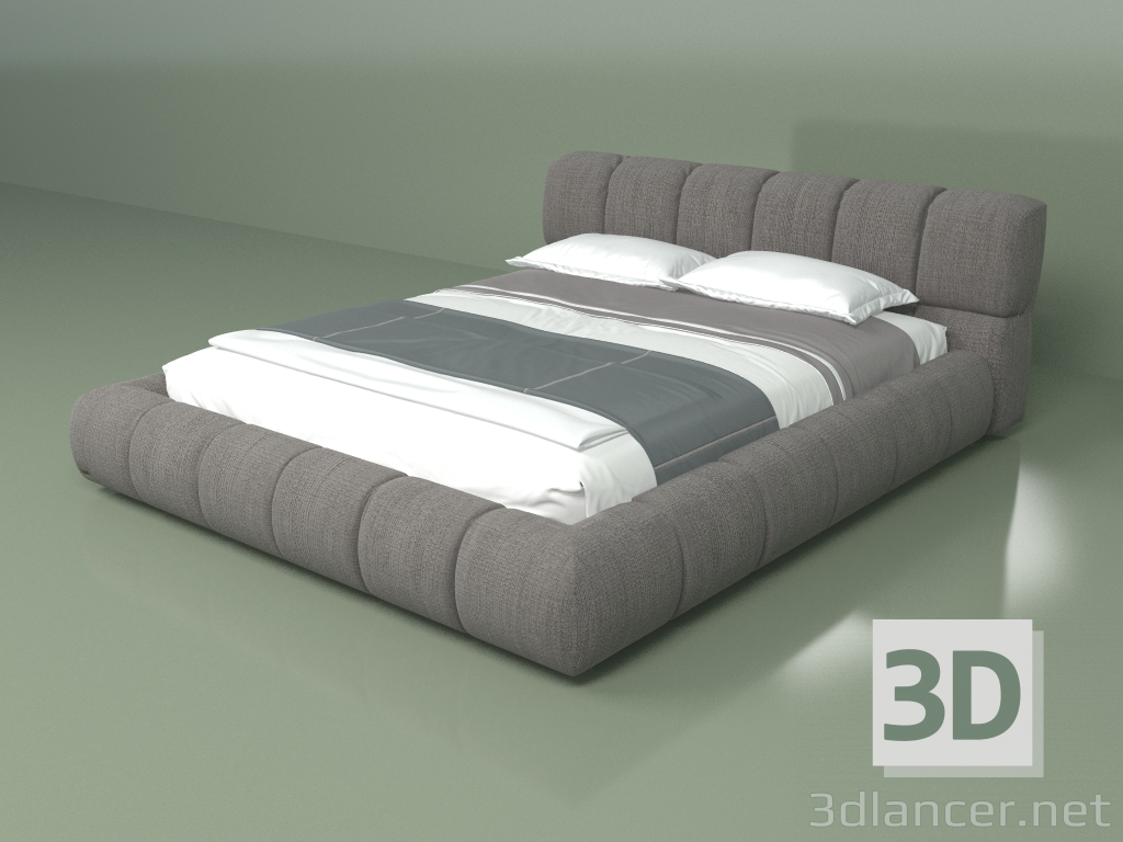 3 डी मॉडल डबल बेड माली 1.6 वर्ग मीटर - पूर्वावलोकन