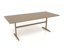 Mesa de jantar DT 12 (2000x900x750, cinza madeira)