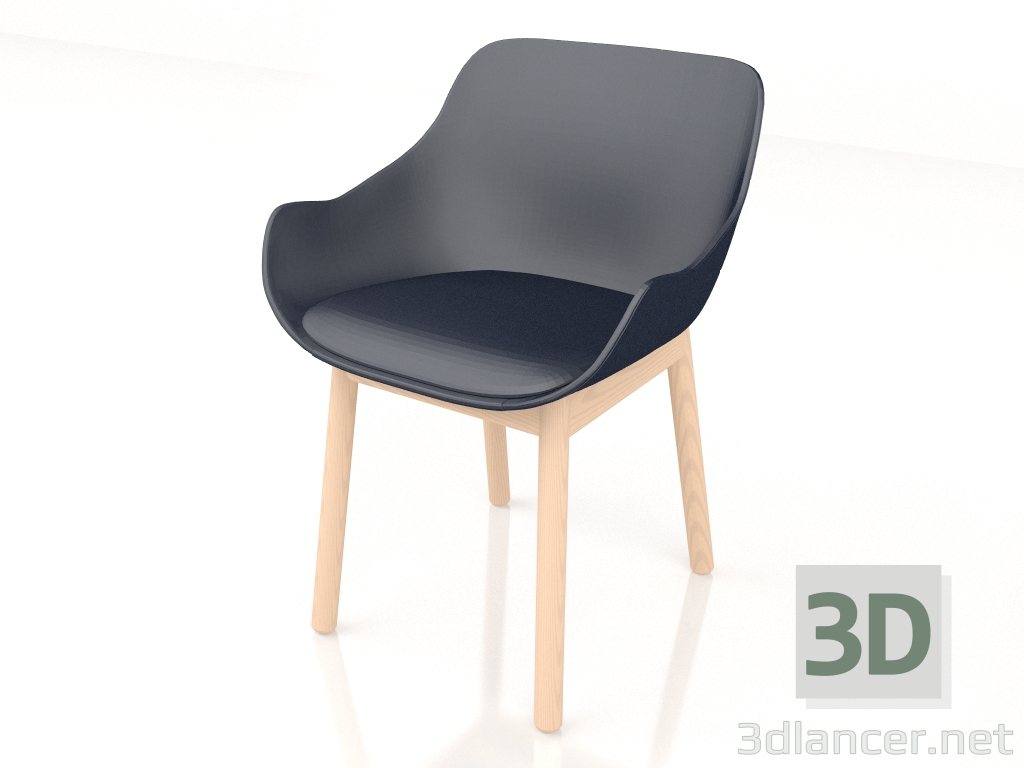 3D modeli Sandalye Baltık Klasik BL4P14 - önizleme