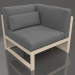 3d model Modular sofa, section 6 right, high back (Sand) - preview