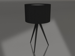 Lámpara de mesa Trípode (Negro)