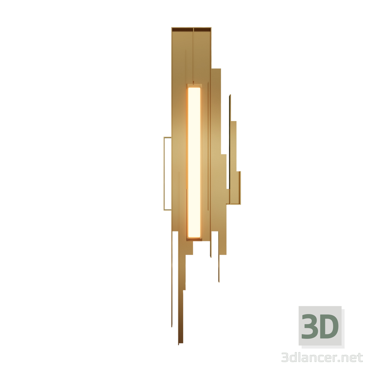 3d model Inodesign Flowing Metal Left 44.878 - preview