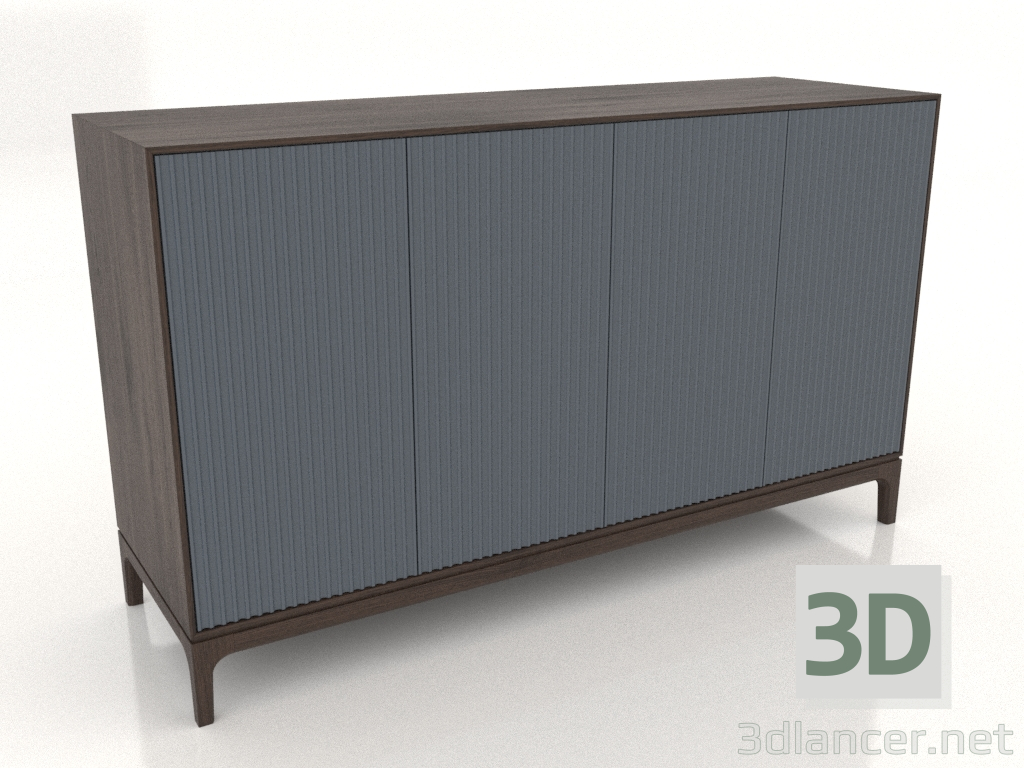 3D modeli Frezelenmiş cepheli TV sehpası FARGO 1600x500x950 mm (arduvaz, koyu meşe, seçenek 1) - önizleme 3D modeli Frezelenmiş cepheli TV sehpası FARGO 1600x500x950 mm (arduvaz, koyu meşe, seçenek 1) - önizleme