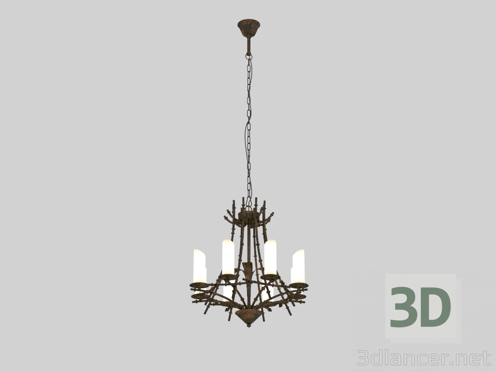 modèle 3D Lustre Bambus (1397-8P) - preview