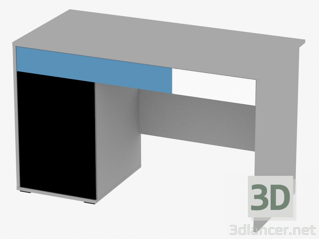 modello 3D Desk 1D-2S (TYPE LASB01) - anteprima