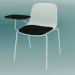 3d model Chair with table SEELA (S317 with upholstery and wooden trim) - preview