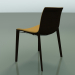 3D Modell Stuhl 2088 (4 Holzbeine, mit Polsterung vorne, wenge) - Vorschau