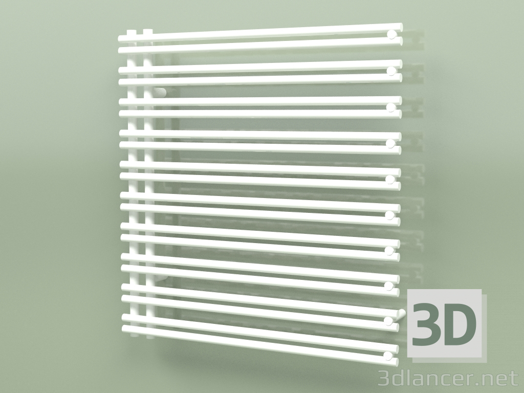 3D modeli Isıtmalı havlu askısı - Ratea (800 x 750, RAL - 9016) - önizleme
