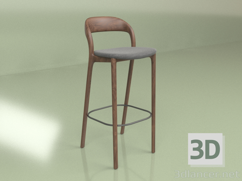 3d model Canada semi-bar stool - preview