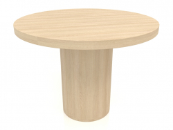 Dining table DT 011 (D=1000x750, wood white)
