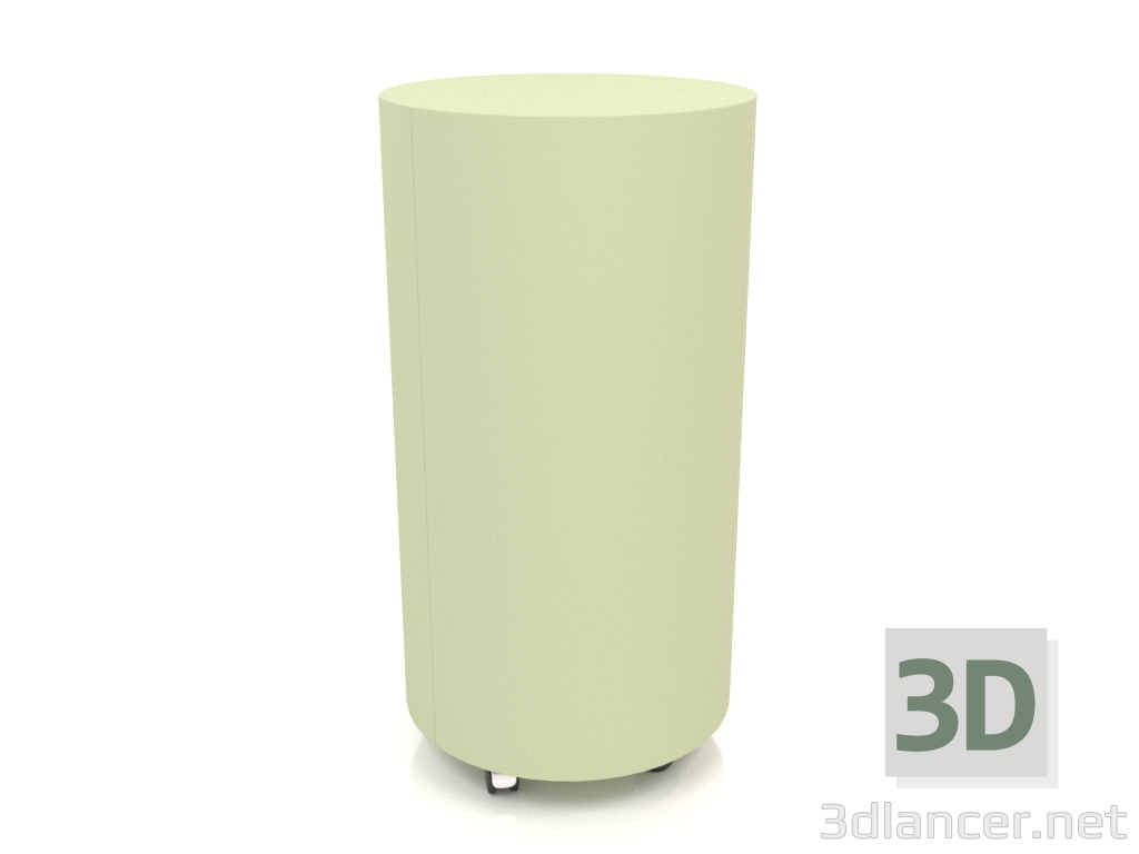 3D modeli Tekerlekli dolap TM 09 (D=503х981, açık yeşil) - önizleme