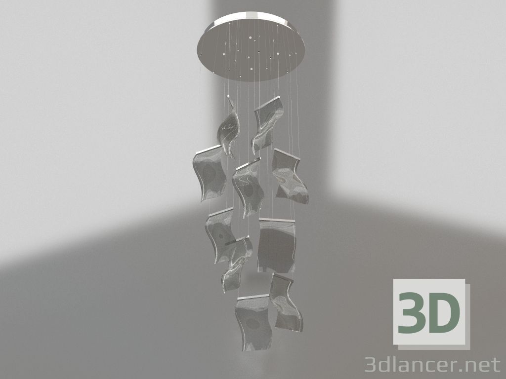 modèle 3D Cintre Liora chromé (08035-10A,02) - preview