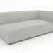 modello 3D Modulo divano angolare (XL) 173 allungato a destra - anteprima
