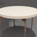 modèle 3D Table basse ronde Ø90x36 (Sable, DEKTON Danae) - preview