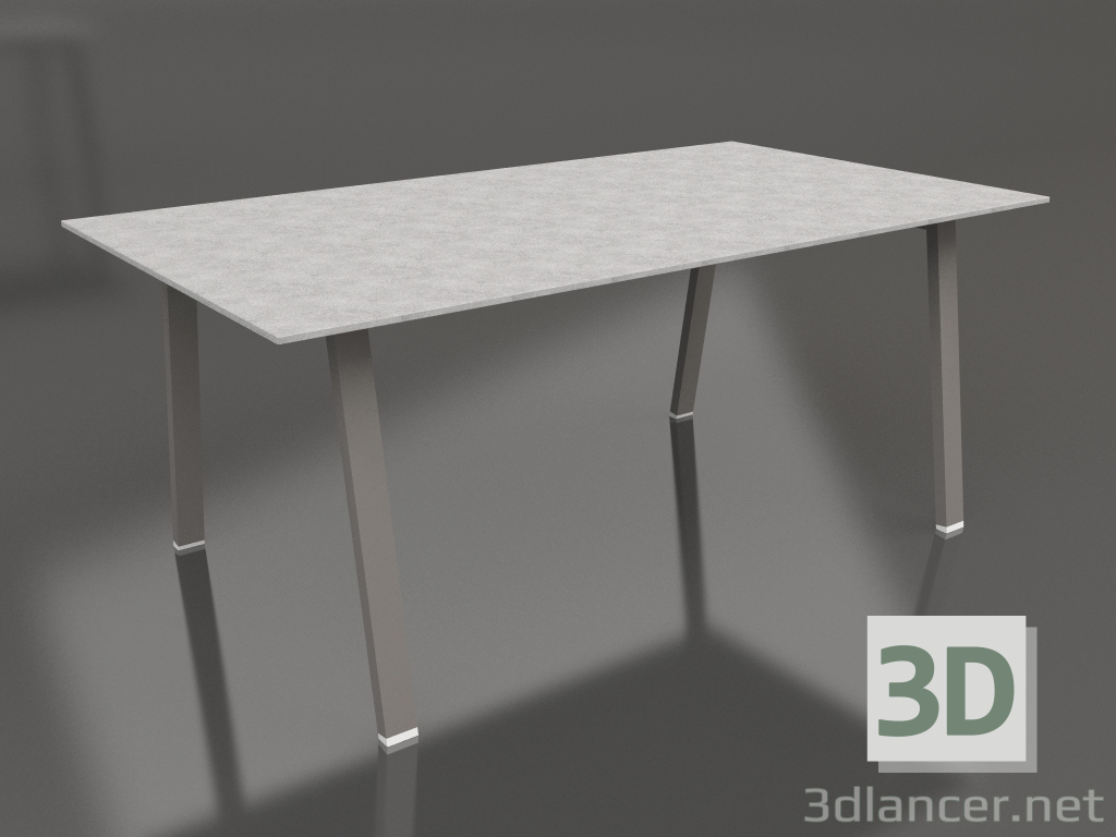 3d model Dining table 180 (Quartz gray, DEKTON) - preview