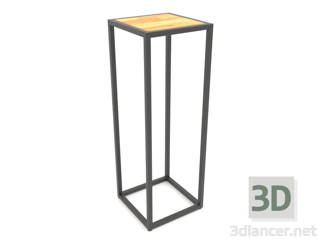 3d model Consola cuadrada (MADERA, 30x30x86) - vista previa