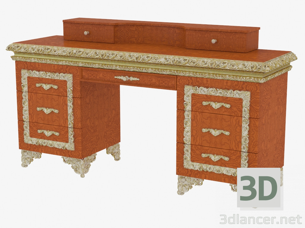 3D modeli Klasik stilde soyunma masası 780 - önizleme