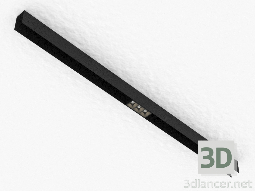 3d model LED downlight for magnetic busbar trunking (DL18781_03M Black) - preview