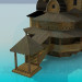 modello 3D Chiesa di legno - anteprima