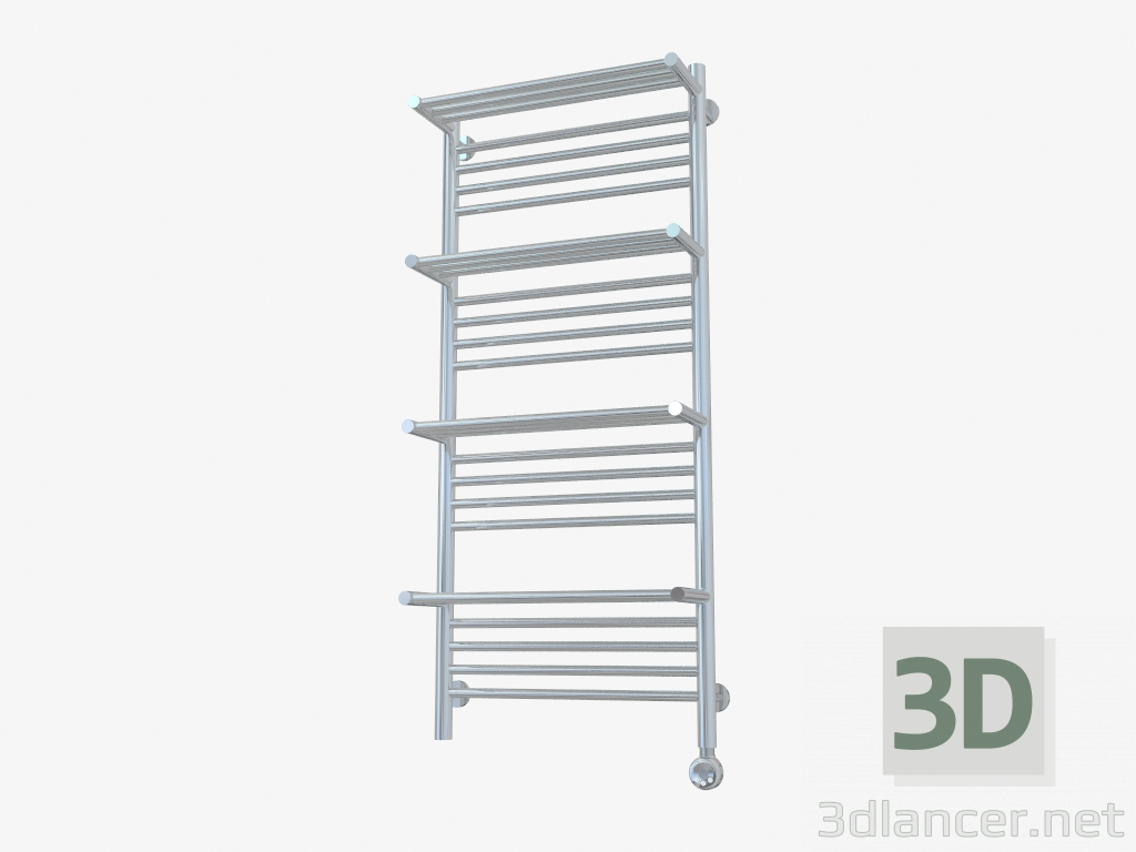 3d model Bohema radiator +4 shelves (1200x500) - preview