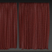 3d Curtains with tulle set 01 model buy - render