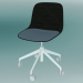 3d model Chair with SEELA castors (S340 with wooden trim, without upholstery) - preview