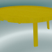 modèle 3D Table basse Around (Extra Large, Jaune) - preview