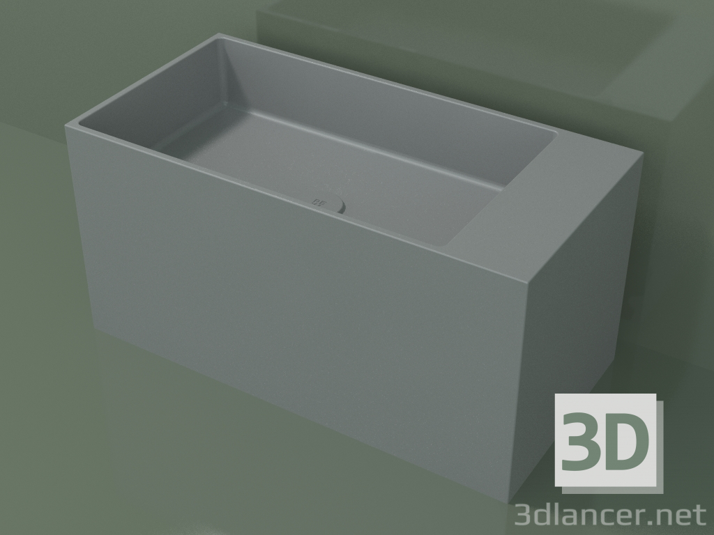 modèle 3D Vasque à poser (01UN42102, Silver Grey C35, L 72, P 36, H 36 cm) - preview