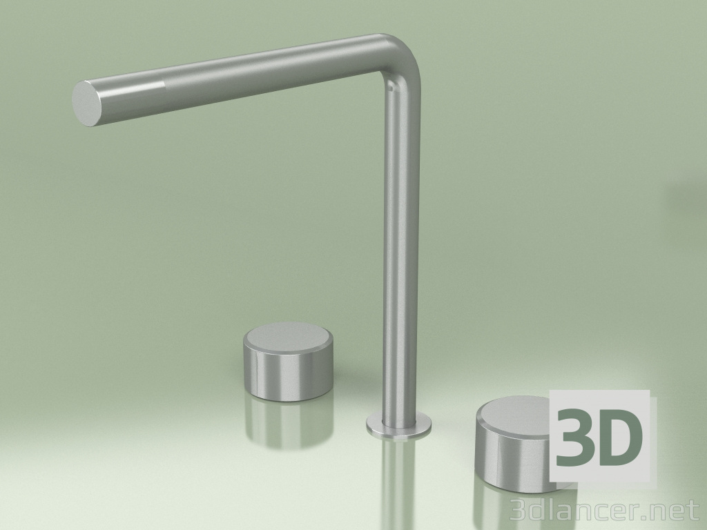 3d model Three-hole mixer with swivel spout H 259 mm (16 32 V, AS) - preview