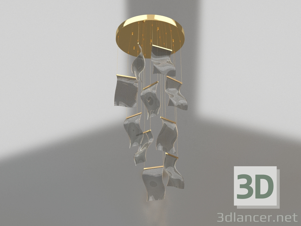 3D modeli Lior kolye altın (08035-10A,33) - önizleme