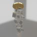 3D modeli Lior kolye altın (08035-10A,33) - önizleme